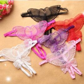 Women Sexy Crotch Butterfly Hollow Strap Underwear Lingerie 5xSet