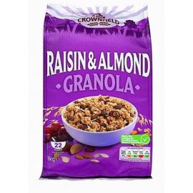 Crownfield Granola - Raisin And Almond Cereals Breakfast 1kg