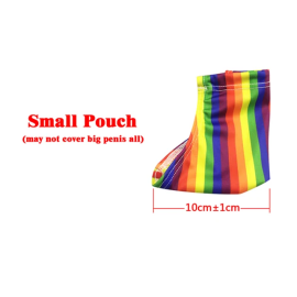 Mens Mini Rainbow G-String Underwear Small Pouch