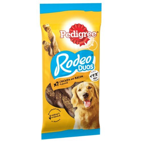 Pedigree Rodeo Duos Treats Chicken & Bacon 123g