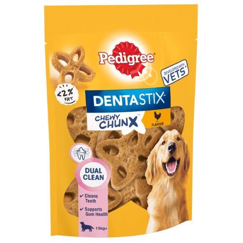 Pedigree Dentastix Chewy Chunx Max Dog Treat Chicken Flavor 68g