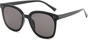 Retro Round UV400 Fashion Sunglasses -Black